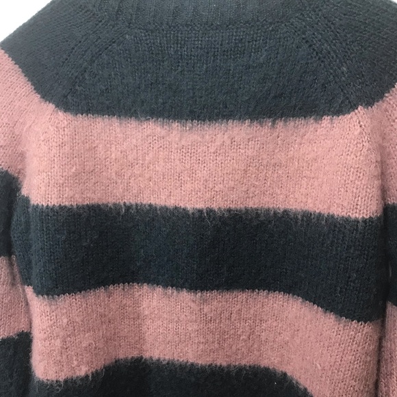 All Saints Lou Sweater in Moss Green/Rose XS - Picture 6 of 10